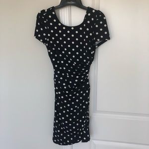 Forever 21 back cutout body con navy mini dress